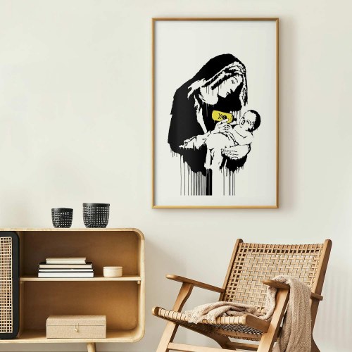 Plakat Mor og Barn i Gadekunst