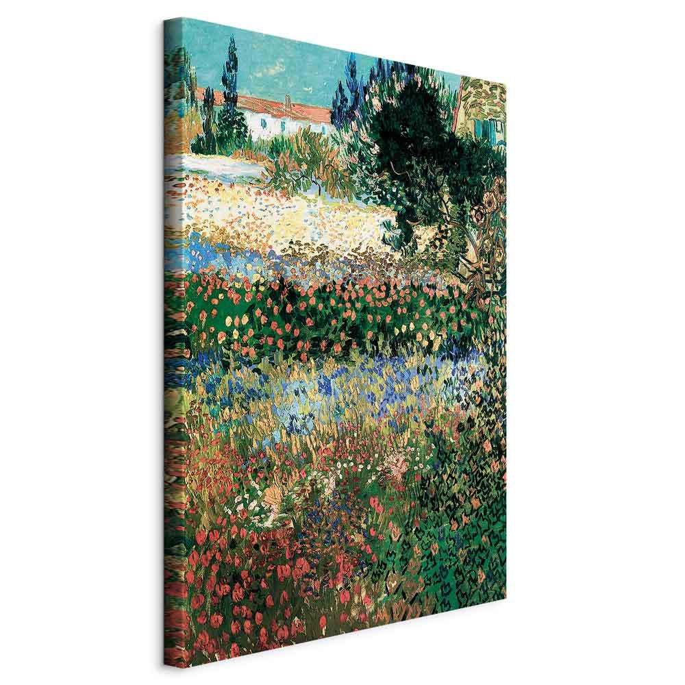 Vincent van Gogh Blomstrende have - billede på lærred - 40 x 60 cm - Standard