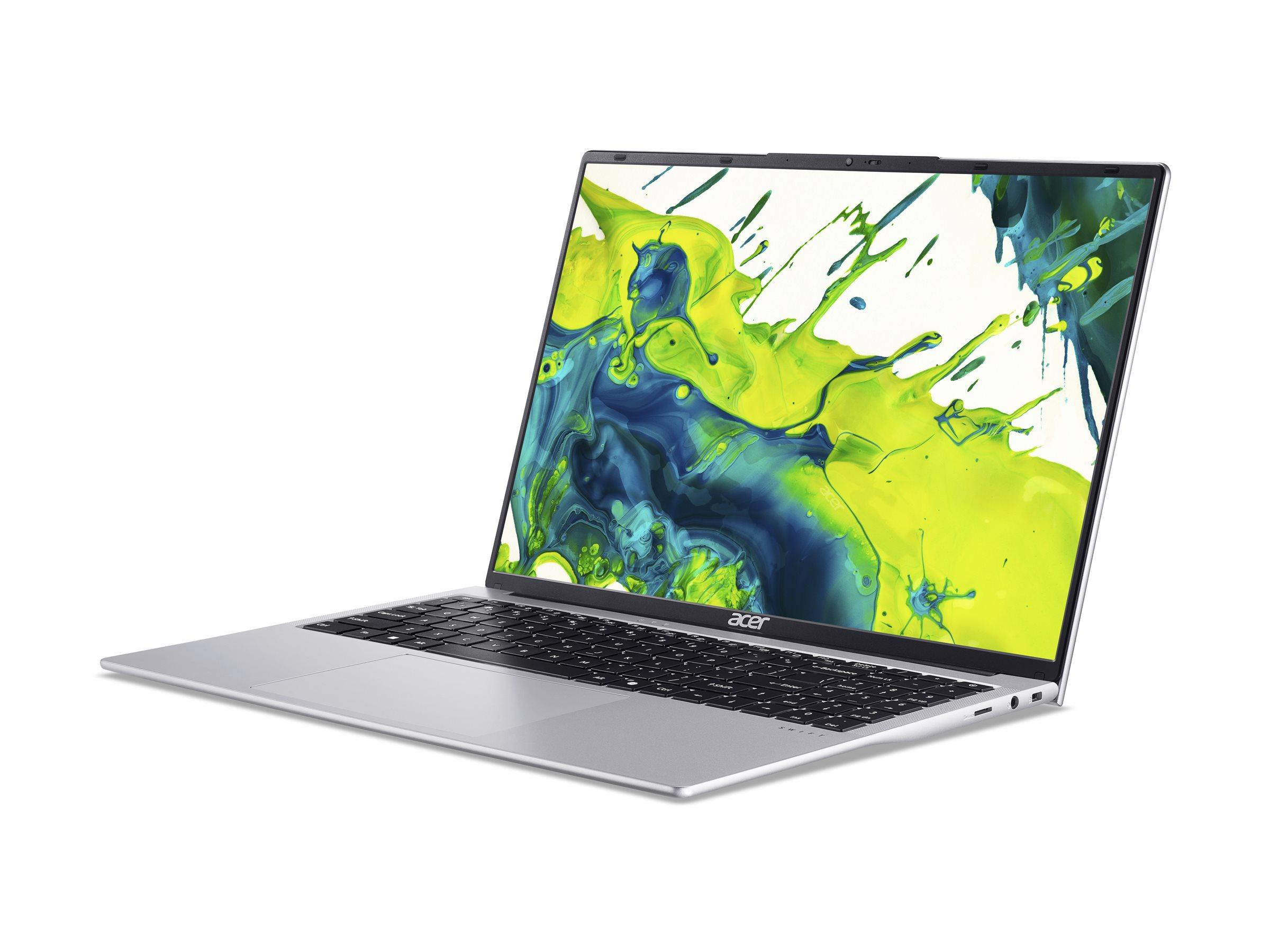 Acer Swift Lite 16 SFL16-31P 16" bærbar PC WUXGA N355 8 GB/256 GB Windows 11 Home