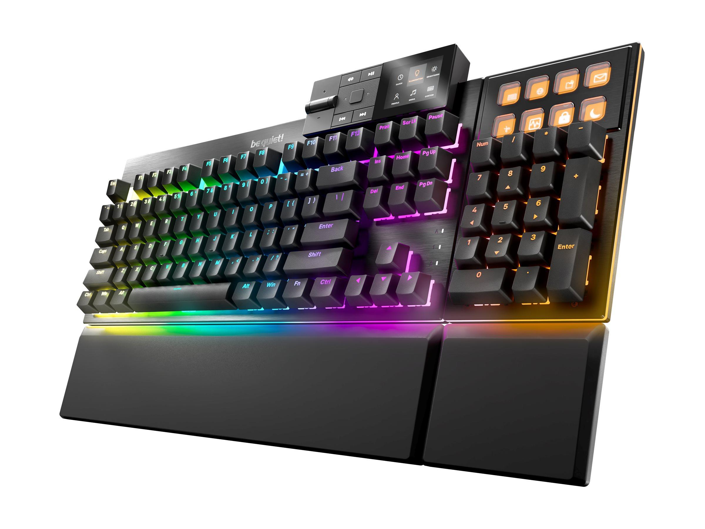 be quiet! Dark Mount mekanisk tastatur med per-tast RGB, kablet, USA