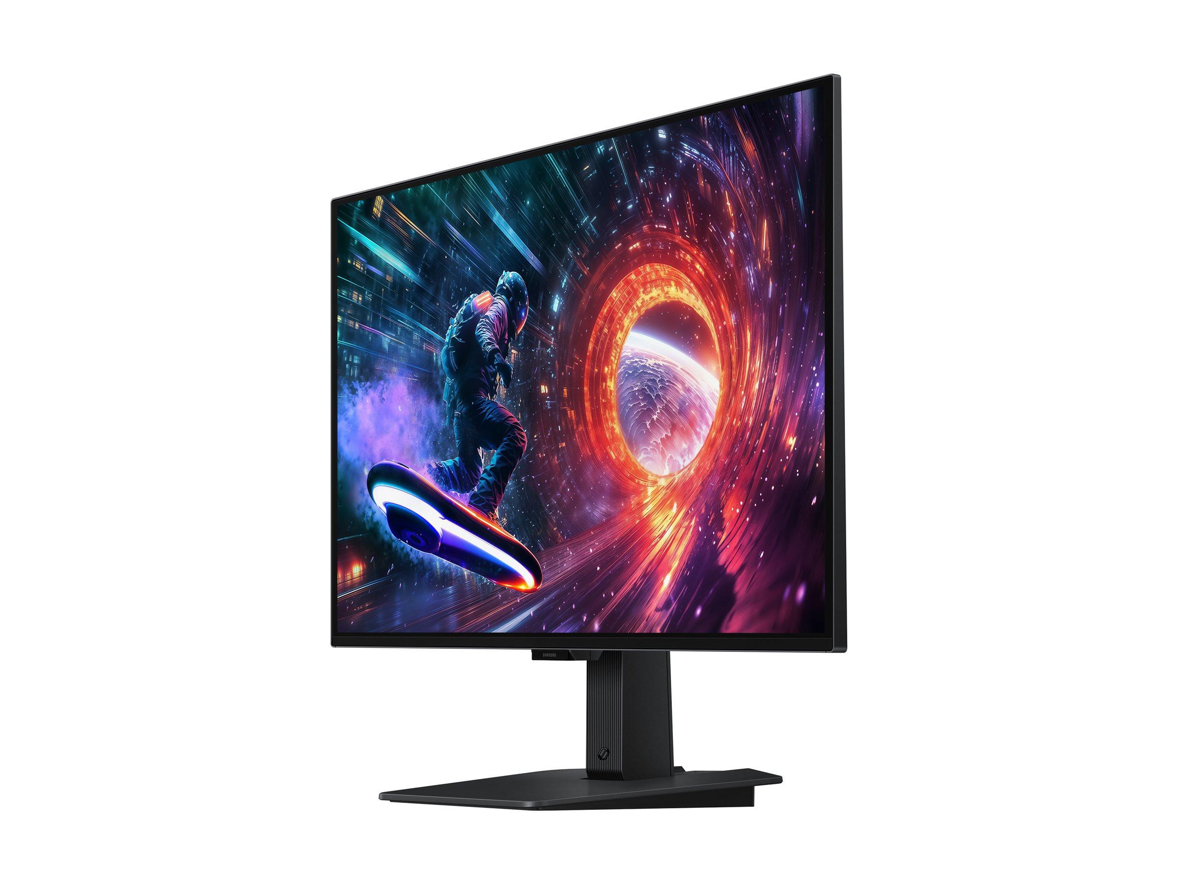 Samsung Odyssey OLED G5 S27FG502SU - G50SF Series - OLED-monitor - gaming - 27 - 2560 x 1440 QHD @ 180 Hz - 200 cd/m² - 1000000:1 - HDR10 - 0.03 ms - HDMI, DisplayPort - sort