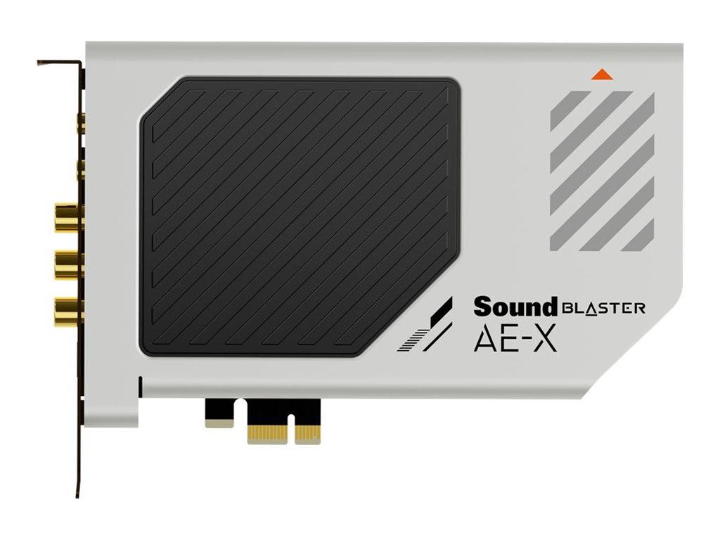 Creative Sound Blaster AE-X internt 7.1 PCI-E lydkort med 32-bit/384 kHz DAC - hvid/sort