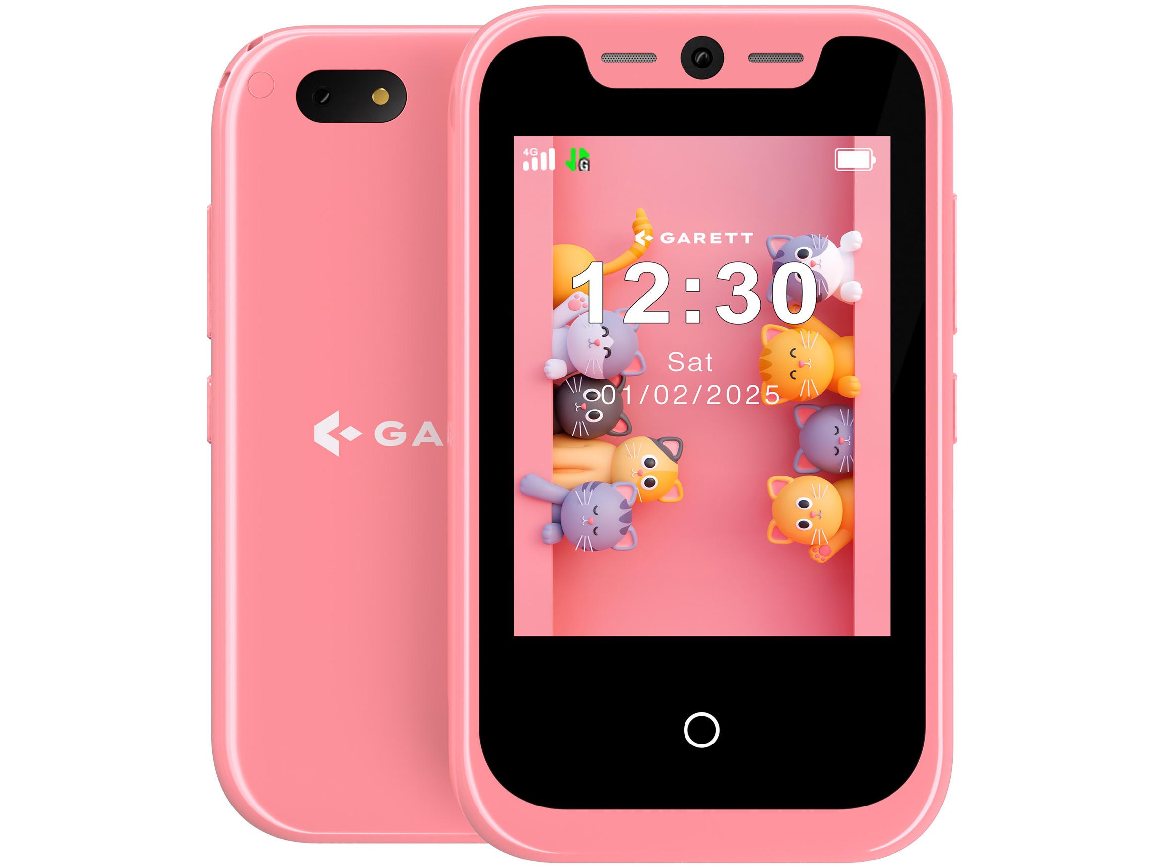 Garett OneKid 2.8 16 GB 4G smartphone til børn - pink