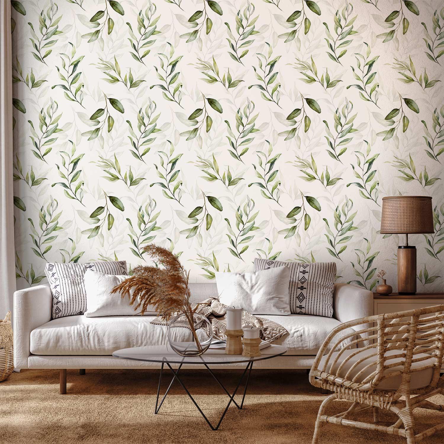 Bladtapet Naturlig Ynde - 50 x 1000 cm - Standard billede