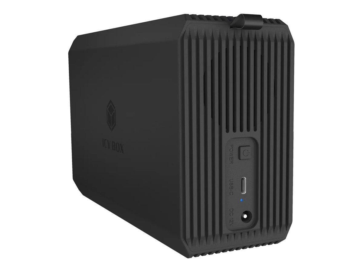ICY BOX IB-RD3720-CU3 eksternt RAID kabinet til 2 x 2,5/3,5 tommer SATA drev