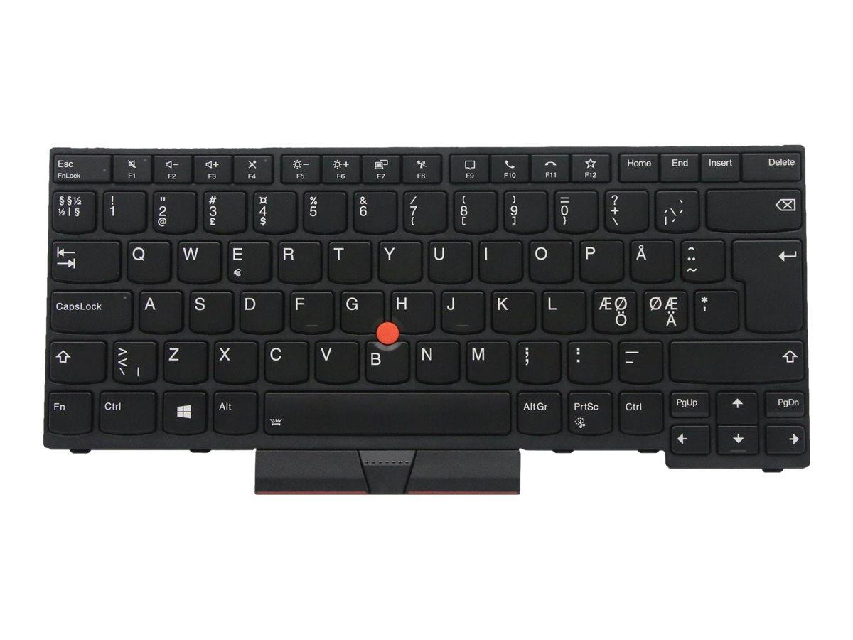 Chicony udskiftningstastatur til ThinkPad P14s Gen 1 og T14 Gen 1, nordisk, (RENOVERET)