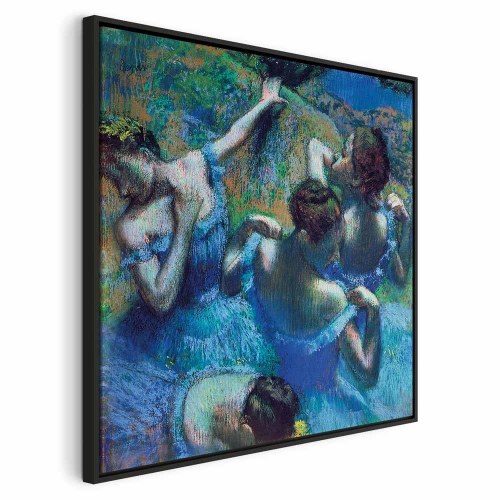 Edgar Degas Blå dansere II billede på lærred
