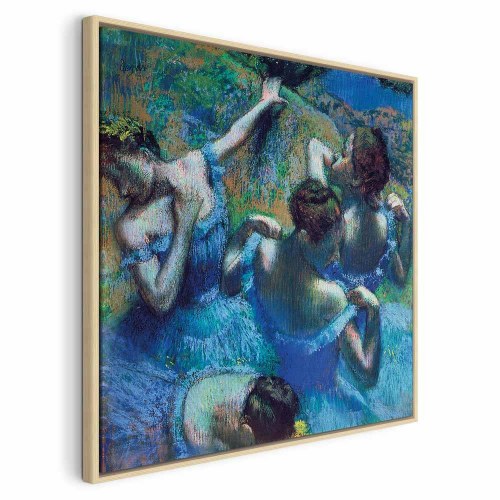 Edgar Degas Blå dansere II billede på lærred