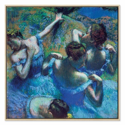 Edgar Degas Blå dansere II billede på lærred