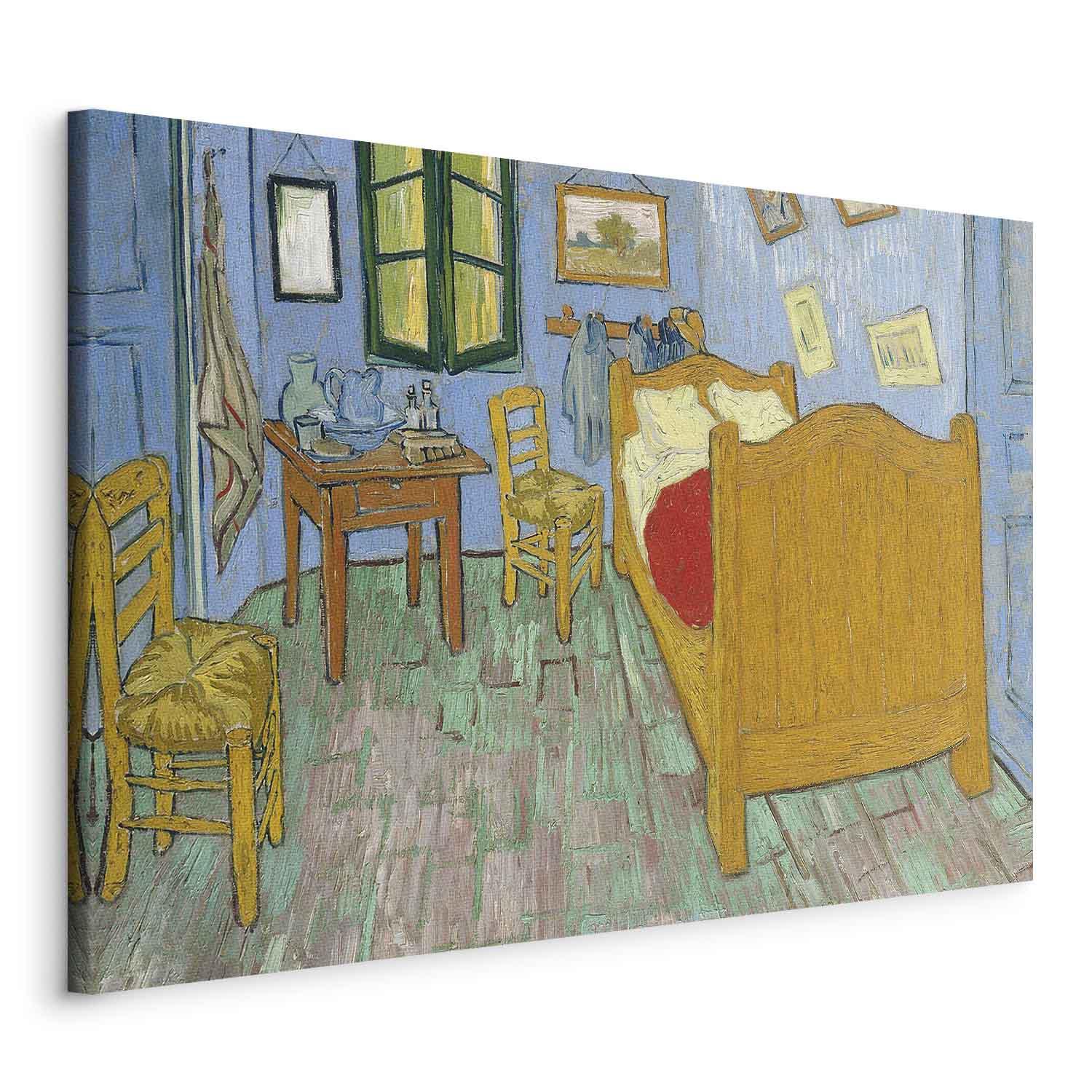 Vincent van Gogh La Chambre de Van Gogh billede på lærred - 120 x 80 cm - På italiensk lærred billede