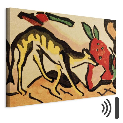 Franz Marc Fabeldyr billede på lærred