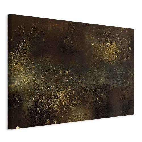 Abstrakt billede på lærred Golden Constellation bredformat