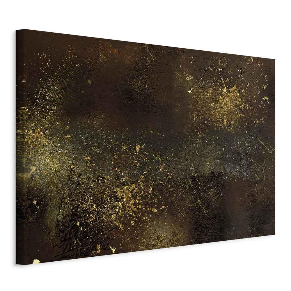 Abstrakt billede på lærred Golden Constellation bredformat