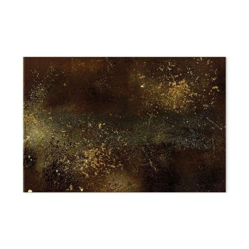 Abstrakt billede på lærred Golden Constellation bredformat