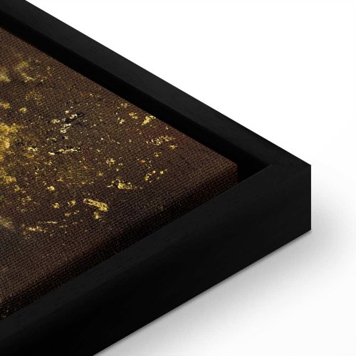 Abstrakt billede på lærred Golden Constellation bredformat