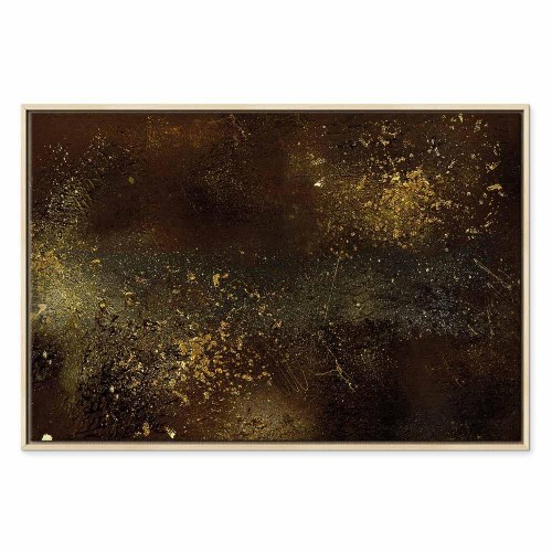 Abstrakt billede på lærred Golden Constellation bredformat