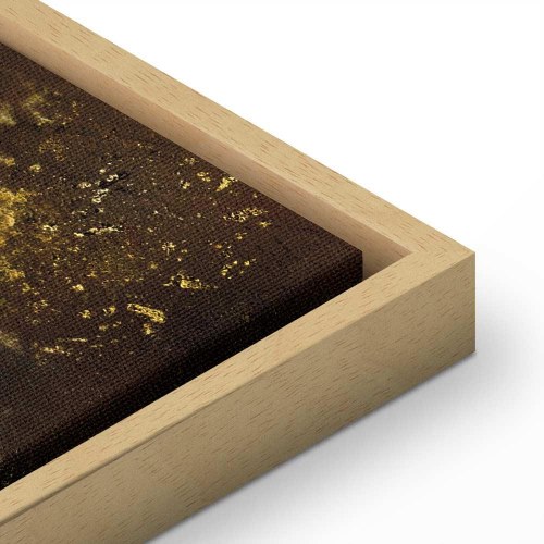 Abstrakt billede på lærred Golden Constellation bredformat