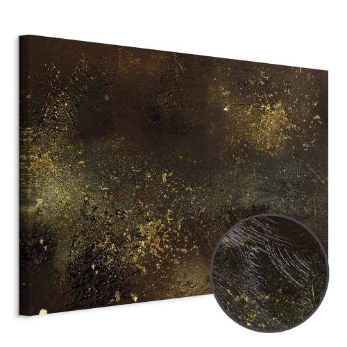 Abstrakt billede på lærred Golden Constellation bredformat