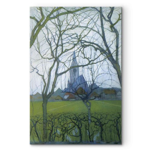 Piet Mondrian billede på lærred - St. Jacob's Church