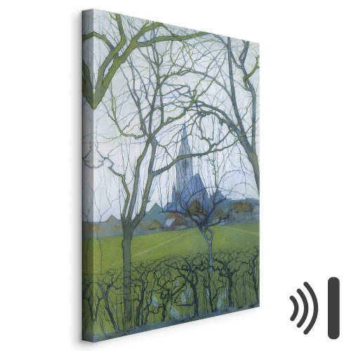 Piet Mondrian billede på lærred - St. Jacob's Church