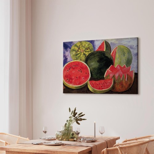 Frida Kahlo Viva la Vida billede på lærred
