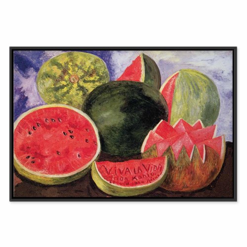 Frida Kahlo Viva la Vida billede på lærred