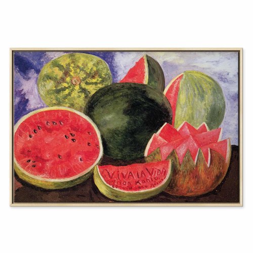 Frida Kahlo Viva la Vida billede på lærred