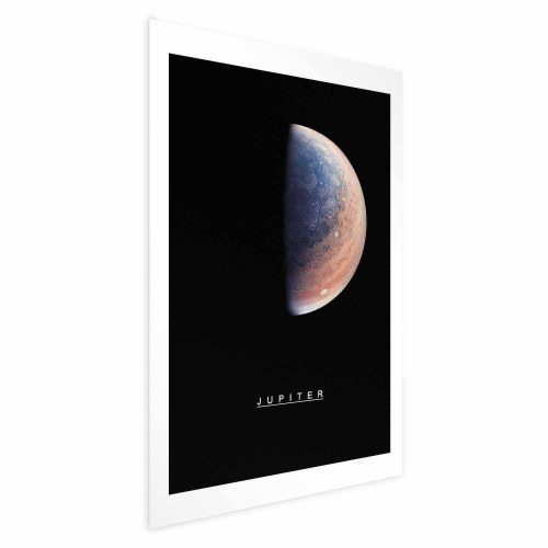 Jupiter plakat til børneværelse og vægdekoration