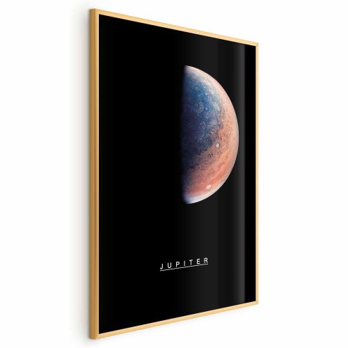Jupiter plakat til børneværelse og vægdekoration