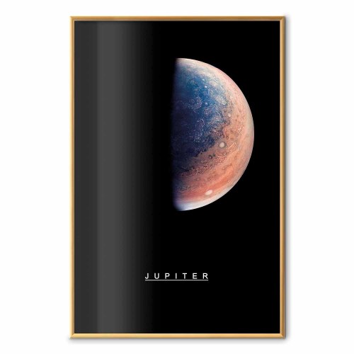 Jupiter plakat til børneværelse og vægdekoration