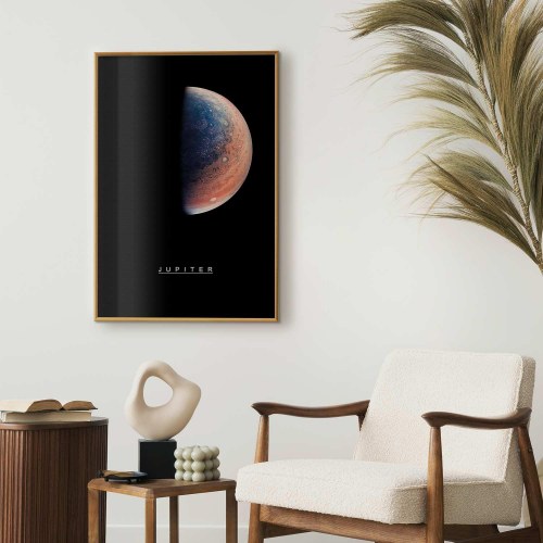 Jupiter plakat til børneværelse og vægdekoration