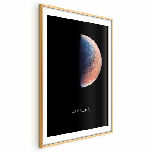 Jupiter plakat til børneværelse og vægdekoration