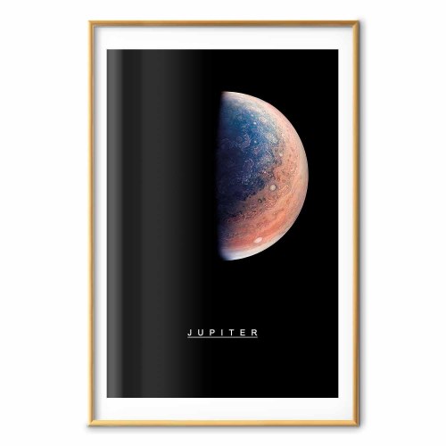 Jupiter plakat til børneværelse og vægdekoration