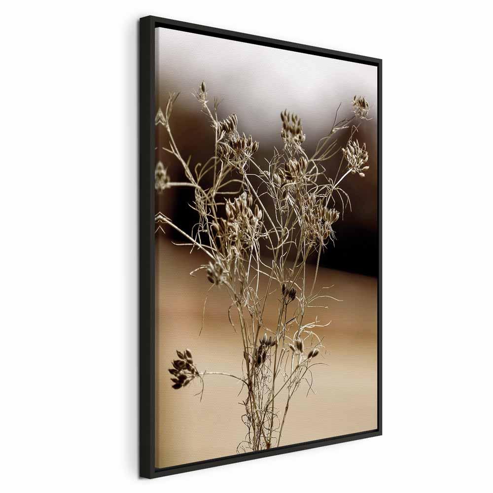 Lærredsbillede Passioneret modenhed - vertikalt naturmotiv - 80 x 120 cm - I en sort træramme billede