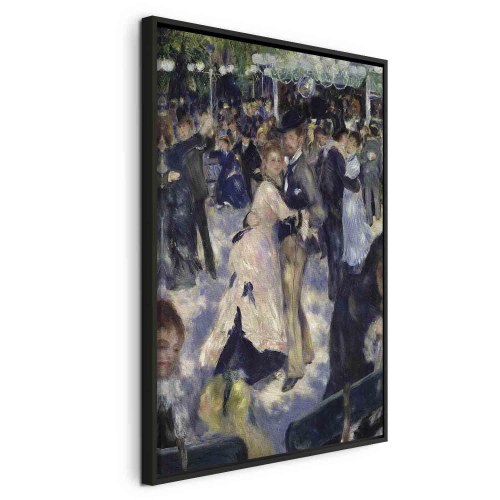 Pierre-Auguste Renoir billede på lærred - Le Moulin de la Galette, detalje af danserne
