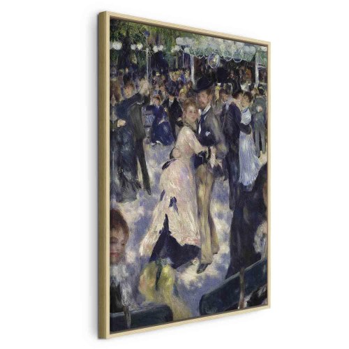 Pierre-Auguste Renoir billede på lærred - Le Moulin de la Galette, detalje af danserne