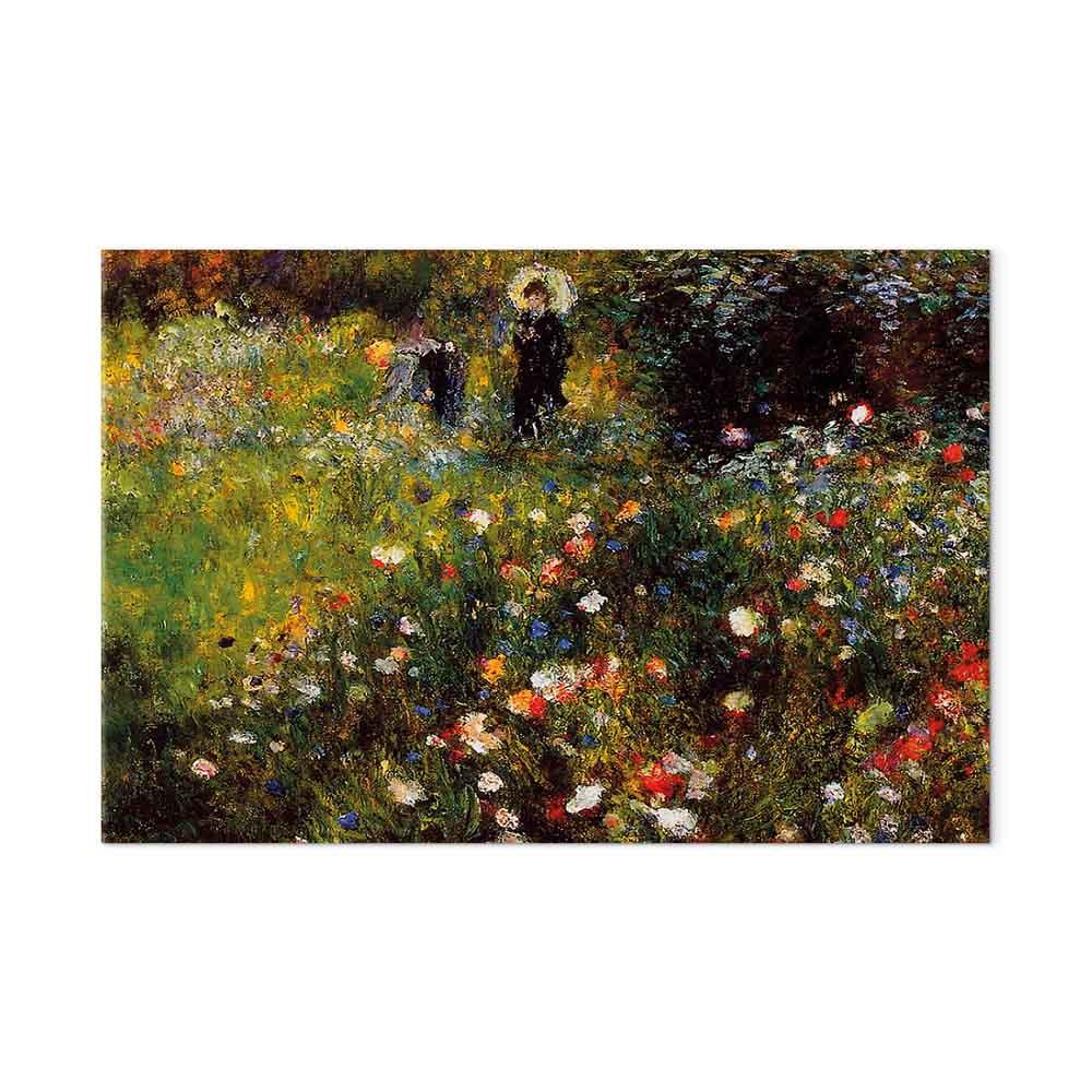 Lærredsbillede Pierre-Auguste Renoir - Summer Landscape - 120 x 80 cm - Akustisk