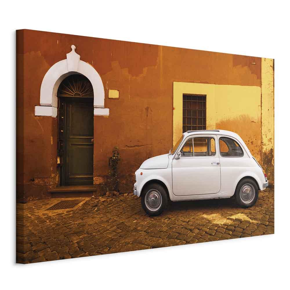 Lærredsbillede - Italiensk gade 1 del bredformat vægbillede - 120 x 80 cm - Standard