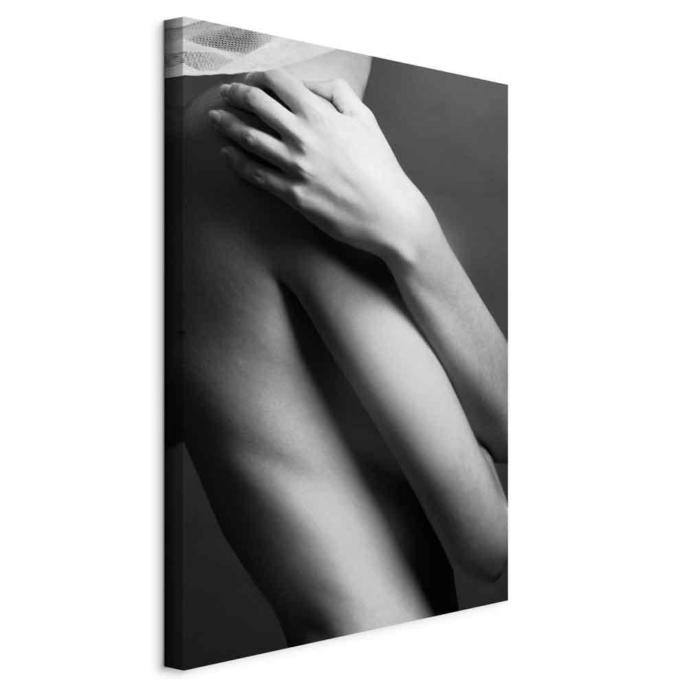 Lærredsbillede Support - 1 del, lodret vægdekoration med menneskemotiv - 40 x 60 cm - Standard