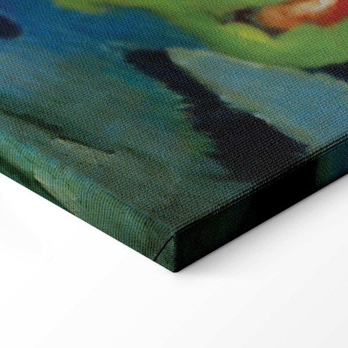Franz Marc - De røde heste lærredsbillede reproduktion
