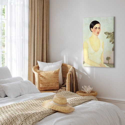 Frida Kahlo Den Hvide Dame lærredsbillede