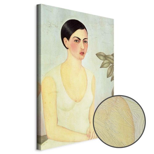 Frida Kahlo Den Hvide Dame lærredsbillede