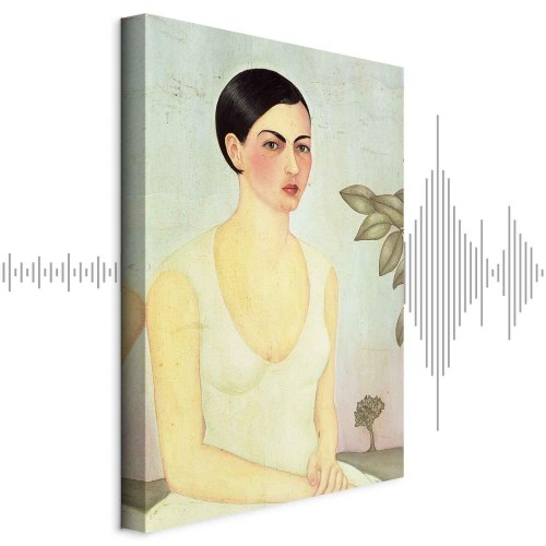 Frida Kahlo Den Hvide Dame lærredsbillede