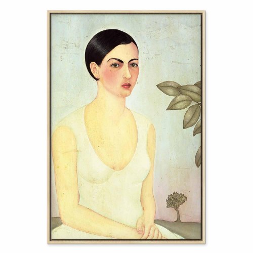Frida Kahlo Den Hvide Dame lærredsbillede