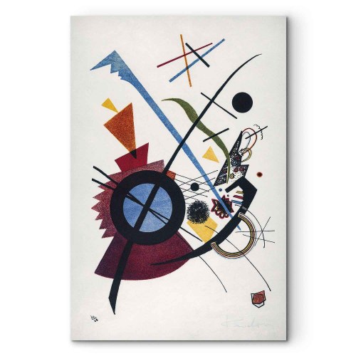 Wassily Kandinsky Violet billede på lærred