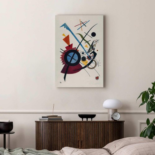 Wassily Kandinsky Violet billede på lærred