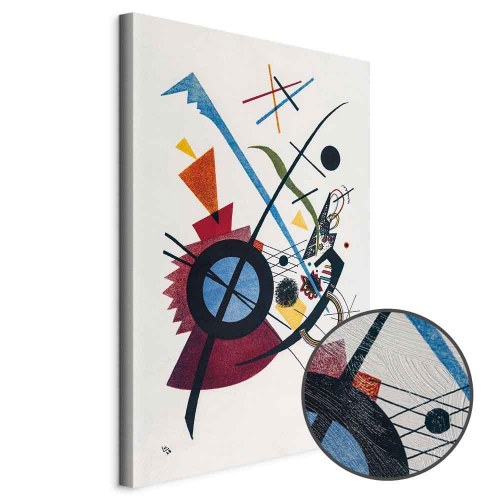 Wassily Kandinsky Violet billede på lærred