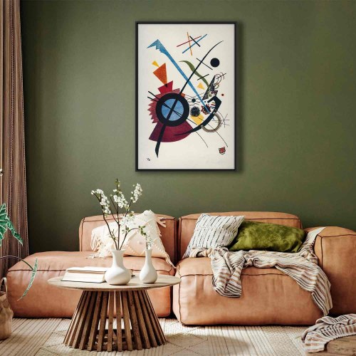 Wassily Kandinsky Violet billede på lærred