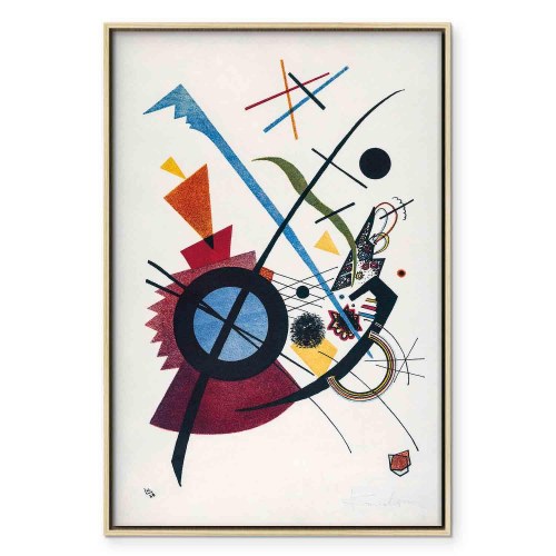 Wassily Kandinsky Violet billede på lærred