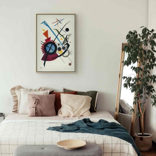 Wassily Kandinsky Violet billede på lærred